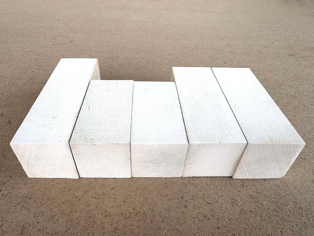 Holly Turning Squares 1-1/2 x 3" to 4" (5 pcs)